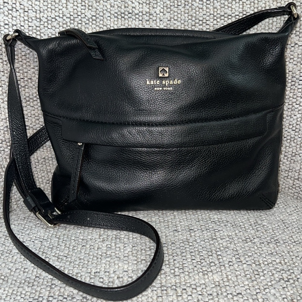 kate spade Black Pebble-Leather Bag